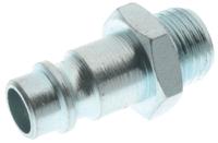 231-2515 RS PRO Nickel Plated Brass Male Pneumatic Straight Threaded-to-Tube Adapter, 3/8 in Male Threaded, Tube