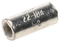34130 TE Connectivity, SOLISTRAND Parallel Splice Connector, Uninsulated, Tin 22 → 16 AWG