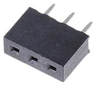 m22-7130342 HARWIN Straight Through Hole Mount PCB Socket, 3-Contact, 1-Row, 2mm Pitch, Solder Termination