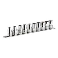 j40e Facom 10-Piece Metric 3/8 in Standard Socket Set, 12 point