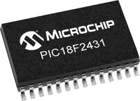 pic18f2431-eso Microchip PIC18F2431-E/SO, 8 bit PIC, PIC18F2431 Microcontroller, 40 MHz, 16384bit FLASH, 28-Pin SOIC