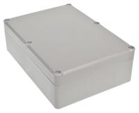 186-2262 RS PRO Grey ABS Enclosure, IP67, IK09, Grey Lid, 176.8 x 125.95 x 56.65mm