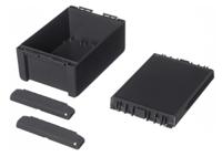 96014234-b-181309-pc-v0-7024 Bopla Bocube Series Graphite Grey Polycarbonate V0 Enclosure, IP66, IP68, IK07, Graphite Grey Lid, 191 x 125 x 90mm