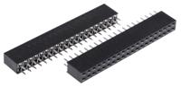 m20-7832046 HARWIN Straight Through Hole Mount PCB Socket, 40-Contact, 2-Row, 2.54mm Pitch, Solder Termination