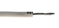 391645-wh005 Alpha Wire Hook-up Wire Silicone Series White 1.3 mm² Hook Up Wire, 16 AWG, 26/0.25 mm, 30m, Silicone Rubber