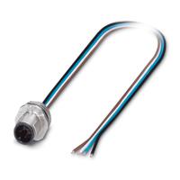 1523450 Phoenix Contact Straight Male 4 way M12 to Sensor Actuator Cable, 500mm