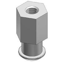 zpt4-b01 SMC 4mm Flat Suction Cup ZPT4-B01, 1/8 in