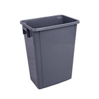 101728 Robert Scott 60 Litre Recycling Waste Bin 60L Grey Slot Polypropylene Waste Bin