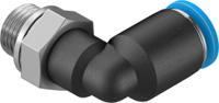 qsl-g18-6-100 Festo QSL Series Elbow Threaded Adaptor, G 1/8 Male to For tubing outside diameter 6 mm, Threaded-to-Tube Connection