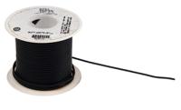 5856-bk005 Alpha Wire Hook-up Wire TEFLON Series Black 0.62 mm² Hook Up Wire, 20 AWG, 19/0.20 mm, 30m, PTFE Insulation, 5856 BK005