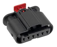 34900-6119 Molex, MXP120 Automotive Connector Socket Black 6 Way, Crimp Termination
