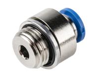 qs-g14-6-i Festo QS Series Straight Threaded Adaptor, G 1/4 Male to Push In 6 mm, Threaded-to-Tube Connection Style, 186108