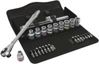 05004080001 Wera 28-Piece Imperial 1/2 in Standard Socket/Bit Set with Ratchet, 6 point; Hex Bit; Phillips Bit; Torx Bit