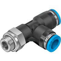qstl-g14-6 Festo QSTL Series Push-in Fitting, G 1/4 Male to For tubing outside diameter 6 mm, Threaded-to-Tube Connection Style,