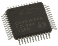 c8051f006-gq Silicon Labs, 8 bit 8051, C8051F006 Microcontroller, 40 MHz, 32kB FLASH, 48-Pin TQFP