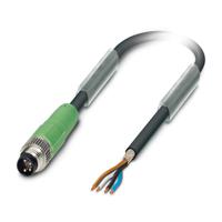1521818 Phoenix Contact Male 4 way Straight Plug M8 to 4 way Free Cable End Sensor Actuator Cable, 1.5 m