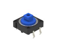 skhcbja010 Alps Alpine Blue Cap Tactile Switch, SPST 50 mA 3mm Snap-In