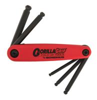 bf5m Bondhus 5 piece Folding Metric Hex Key Set, 5 → 10mm