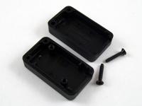 1551usb1bk Hammond 1551 Series Black ABS Enclosure, IP54, Black Lid, 35 x 20 x 15.5