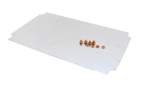 1590zgrp243pl Hammond Steel Mounting Plate, 9.84in W, 400.05mm L for Use with 1590ZGRP243 enclosure
