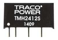 tmh-2412s TRACOPOWER TMH DC-DC Converter, 12V dc/ 165mA Output, 21.6 → 26.4 V dc Input, 2W, Through Hole, +85°C Max Temp