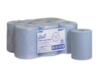 6658 SCOTT Scott Rolled Blue Paper Towel, 198mm