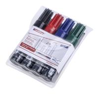 3654s Edding White Board Pen, 4 Assorted, 2 → 7 mm Tip Size