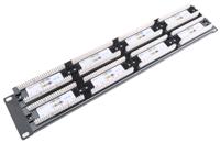 556-708 RS PRO Cat5e 48 Port RJ45 RJ Patch Panel UTP 2U Black