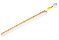 231-8110 RS PRO 40W LED Batten Light, 100 → 240 V Batten LED Non Corrosive Fitting, 1 Lamp, Anti-corrosive, 1500mm Long,