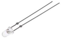 151034rs03000 Wurth Elektronik3.8 V Red LED 3mm Through Hole, WL-TMRW 151034RS03000