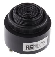 780-0709 RS PRO 98dB Panel Mount Continuous Internal Piezo Buzzer, 43 x 43.5mm, 30V ac/dc Min, 120V ac/dc Max