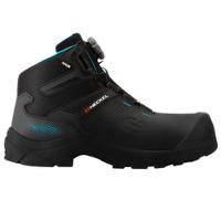 6736344 Heckel MACSOLE® ADVENTURE 3.0 Black, Blue Composite Toe Capped Men's Ankle Safety Boots, UK 10, EU 44