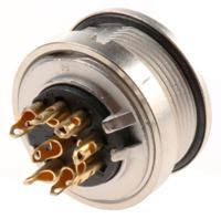 0304-08 Lumberg 8 Pole Din Socket, DIN EN 60529, 60 V ac IP68, Female, Panel Mount