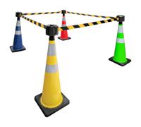 217-5262 RS PRO Black & Yellow ABS Strap Reel, Yellow/Black Tape