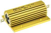 hs100-2r7-j Arcol, 2.7Ω 100W Wire Wound Chassis Mount Resistor HS100 2R7 J ±5%