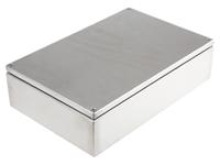 749-1876 RS PRO Unpainted Stainless Steel Terminal Box, IP66, 300 x 80 x 200mm