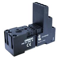pyf14-ess-b Omron MY4 14 Pin 250V ac DIN Rail Relay Socket, for use with MY2, MY4