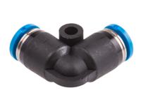 qsl-4 Festo QSL Series Elbow Tube-toTube Adaptor, Push In 4 mm to Push In 4 mm, Tube-to-Tube Connection Style, 153070