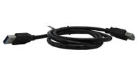 rnd-765-00085 USB 3.0 cable 1m Black M/F