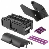 3-1534904-4 TE Connectivity, Micro Quadlok System Automotive Connector Socket Black, Purple 94 Way