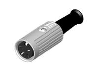 491-077 RS PRO 4 Pole Din Socket, 1A, 100 V ac, Push Lock, Female, Cable Mount