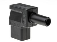 47901200 Schurter C19 Right Angle Cable Mount IEC Connector Socket, 16A, 250 V