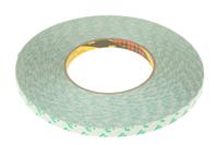 9087-9mmx50m 3M 9087 White Double Sided Plastic Tape, 0.26mm Thick, 5.2 N/cm, PVC Backing, 9mm x 50m