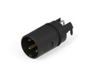 225252-e ERNI Circular Connector, 4 Contacts, Board, M12 Connector, Plug, Male, IP65, IP67, M12 Connector Series