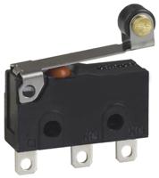 d2sw-01l2h Omron Roller Lever Micro Switch, Solder Terminal, 100 mA @ 30 V dc, SPDT, IP67