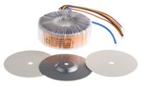 0160p1-2-025 Nuvotem Talema 230V ac, 2 x 25V ac Toroidal Transformer, 160VA 2 Output
