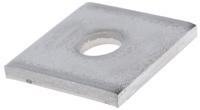 p1020-ss Stainless Steel Square Bracket 1 Hole, 13mm Holes, 41.3 x 41.3mm