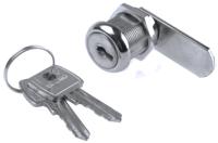 1336032 Euro-Locks a Lowe & Fletcher group Company Camlock, 20mm Panel-to-Tongue, 19.1 x 16.6mm Cutout, Key Unlock