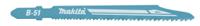 b-06476 Makita, 10 → 18 Teeth Per Inch 75mm Cutting Length Jigsaw Blade, Pack of 5
