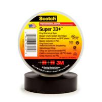 7000058808 3M Scotch Black PVC Electrical Tape, 50mm x 33m